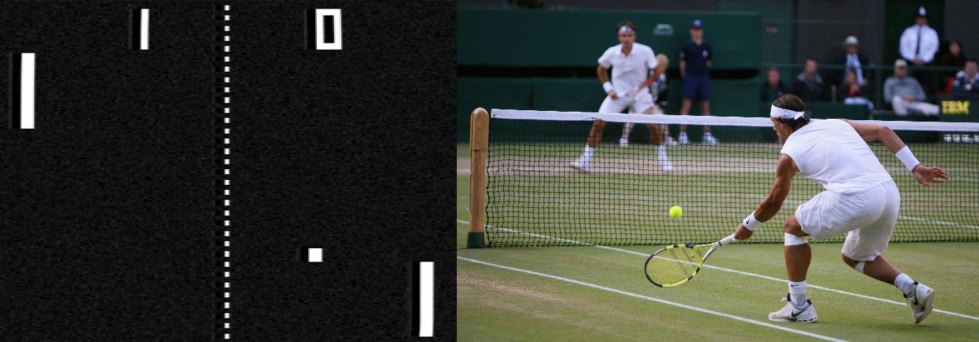 Visual Fidelity (Pong & Real Tennis match).