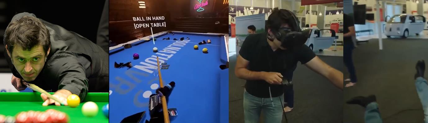 Safety hazard of displaying a stable surface in VR which does not exist in reality.