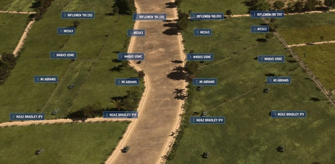 Figure 11. Example ATGM ambush positioning 