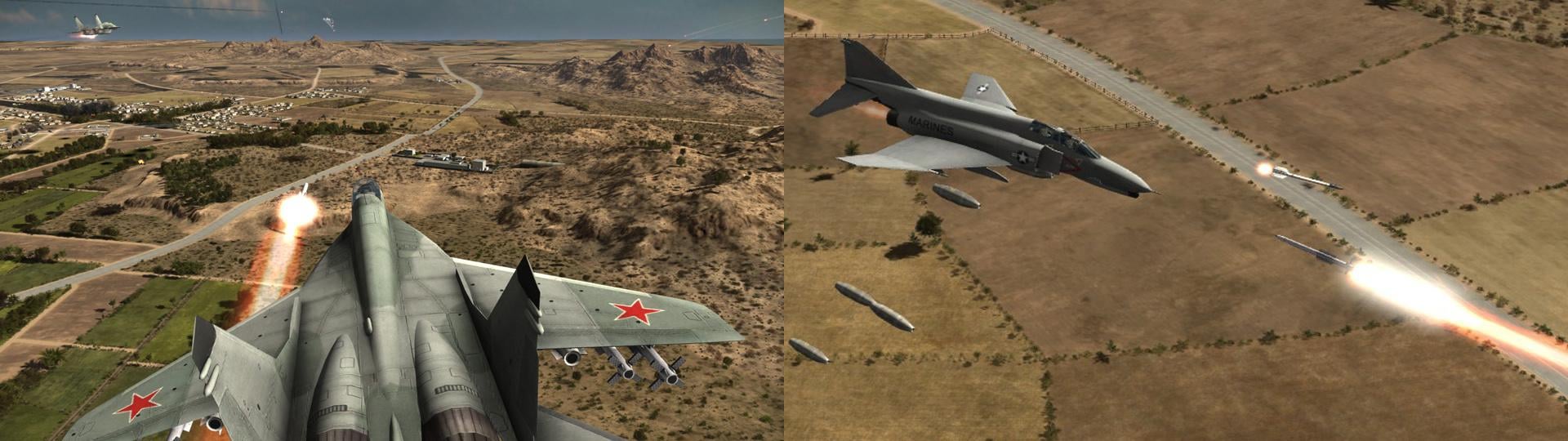 R-77 Vympel missile launched and before hit.