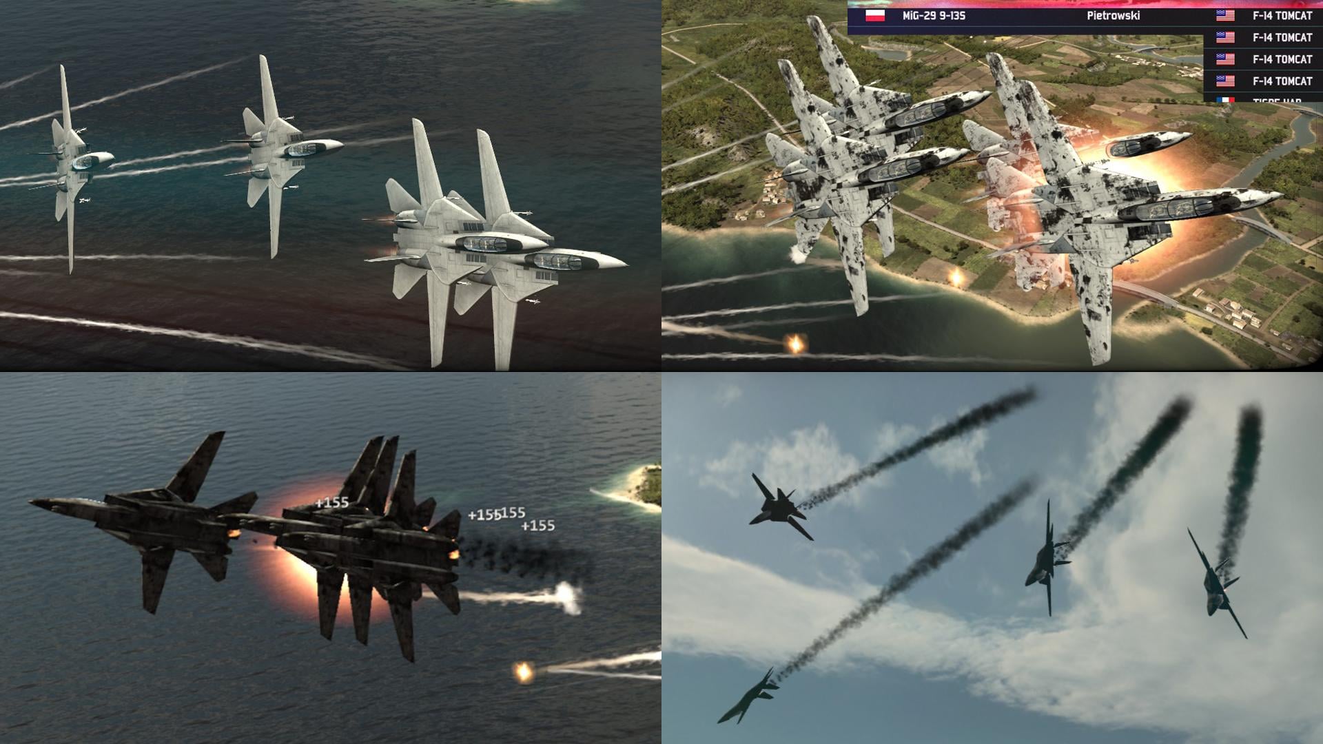 Quad Tomcat Kill by the Polish MiG-29 ASF